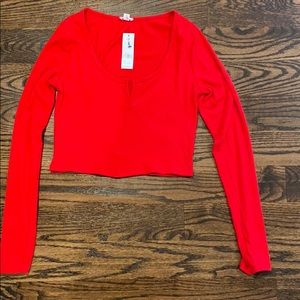 Long sleeve crop top!